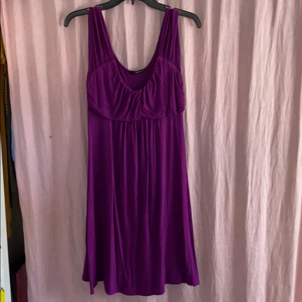 purple dress